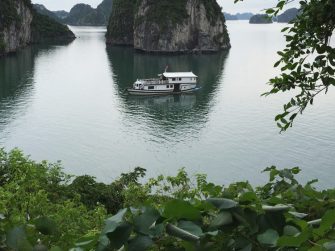 Baie d'halong- panorama du bateau